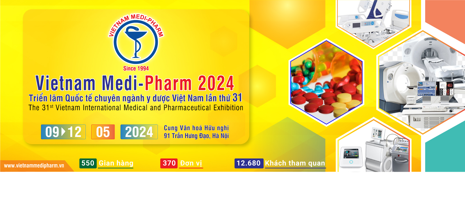 VIETNAM MEDIPHARM 2024 The 31th annually Vietnam International